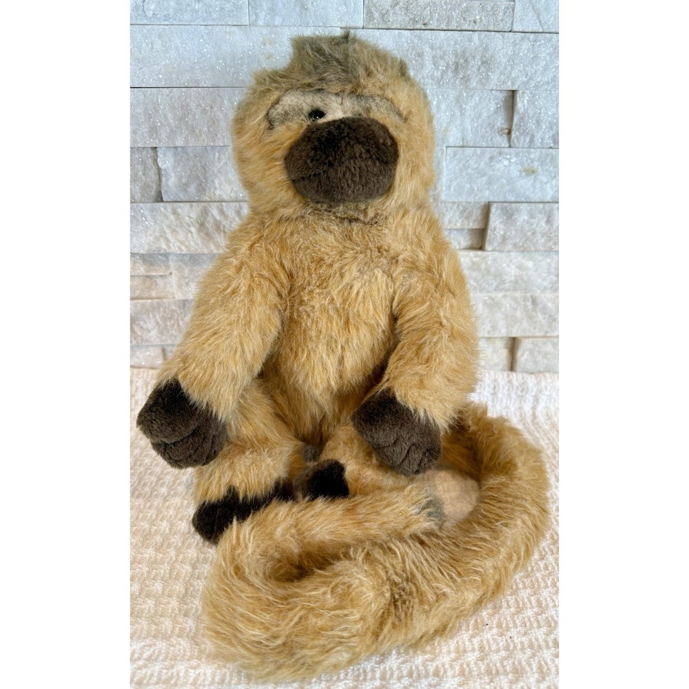 Capuchin Monkey Plush Long Tail Realistic 10.5 " Toy Fiesta Stuffed Animal - Picture 1 of 7